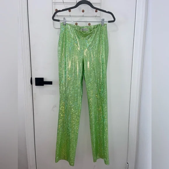 green emerald velvet dress Saks Potts Mesh Dress with Shimmering Details – Leloh Lab